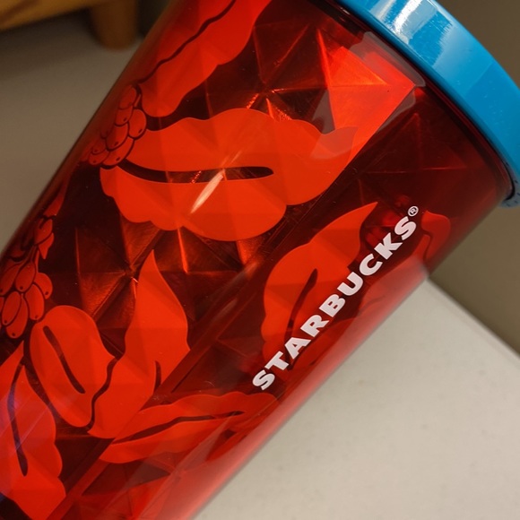 Starbucks Holiday Holly Red Foil Venti Tumbler - Picture 5 of 8